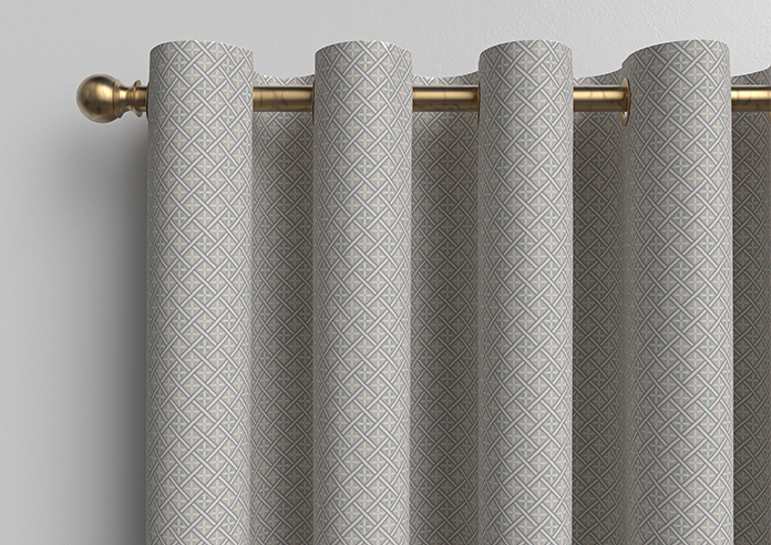 Rae Trellis, Wedgewood - Made to Measure Curtains - Image 12